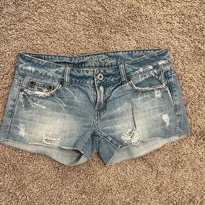 American Eagle shorts size 4 hemmed cut off